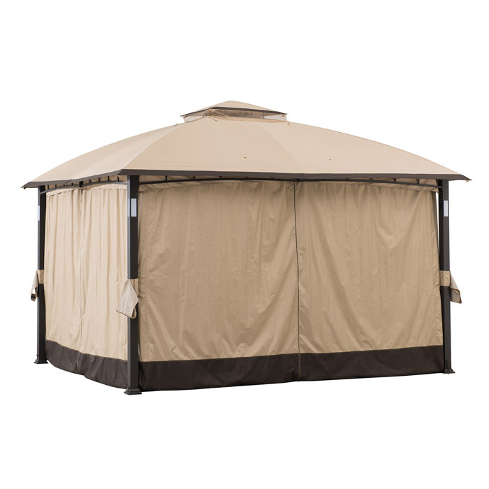 Sunjoy Moorehead 13 Ft. W x 11 Ft. D Steel Patio Gazebo & Reviews Wayfair